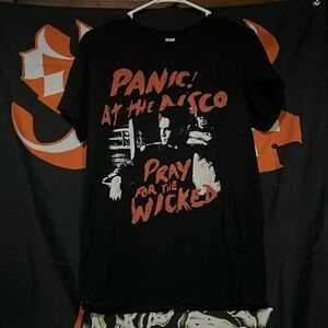 Panic! At the disco shirt.